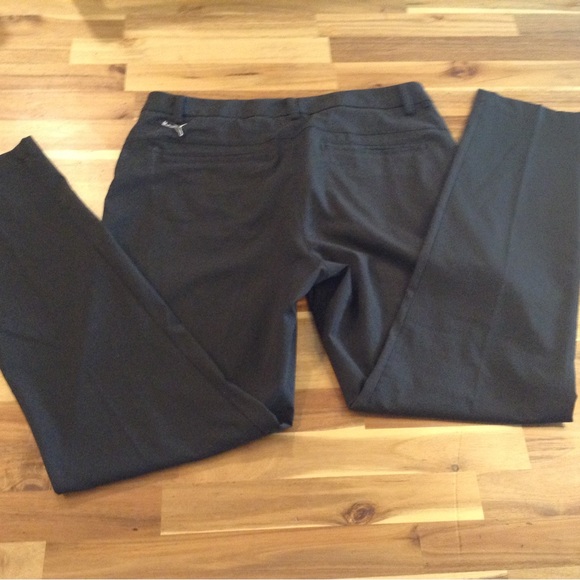 Puma Women’s Golf Pants| Size 10| Black with Small white Polka Dots - Picture 2 of 7